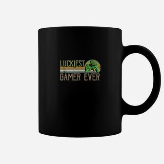 Luckiest Gamer Ever Video Games St Patricks Day Irish Coffee Mug - Monsterry DE