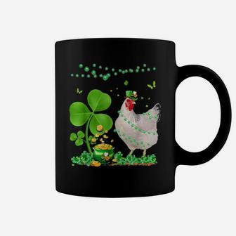 Lucky Chicken Shamrock Saint Patricks Day Irish Coffee Mug - Monsterry DE