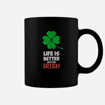Lucky Shamrock Joke For Irish St Paddys Coffee Mug - Monsterry