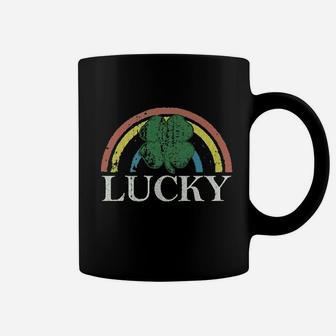 Lucky Shamrock St Patrick Day Saint Paddys Rainbow Irish Coffee Mug | Crazezy