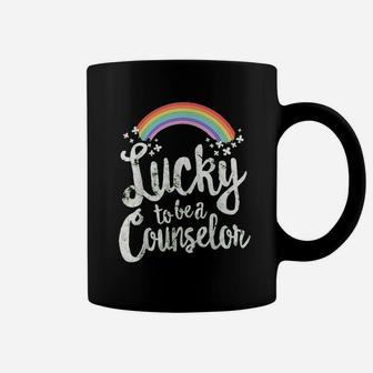 Lucky To Be A Counselor School St Patricks Day Gift Coffee Mug - Thegiftio UK
