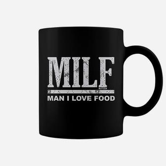 M Ilf - Man I Love Food Ladies Coffee Mug | Crazezy