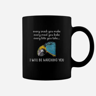 Macaw Blue Macaw Gold Macaw Coffee Mug | Crazezy UK