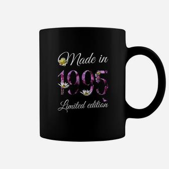 Made In 1995 Floral 1995 Birthday Gift Coffee Mug | Crazezy