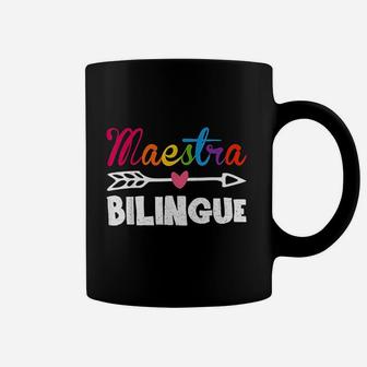 Maestra Bilingue Spanish Teacher Appreciation Gift For Women Coffee Mug | Crazezy UK
