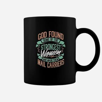 Mail Carrier Funny Job Title Strongest Coffee Mug - Thegiftio UK
