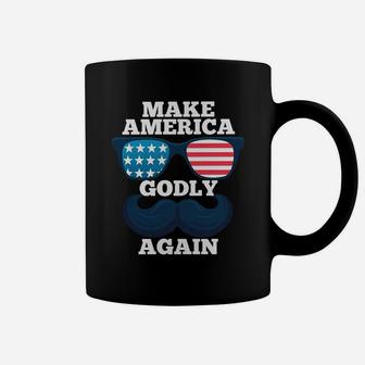 Make America Godly Again Funny Beard Coffee Mug - Thegiftio