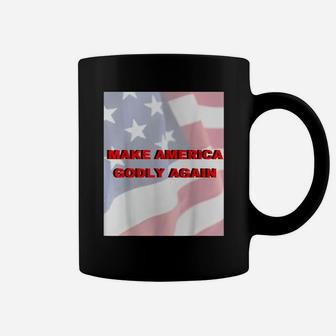 Make America Godly Again Usa Flag Coffee Mug - Thegiftio