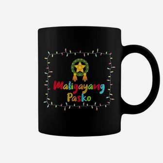 Maligayang Pasko Parol Light Filipino Christmas Coffee Mug | Crazezy