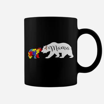 Mama Bear Autism Awareness Hoodie Mom Grandma Women Gift Coffee Mug | Crazezy CA