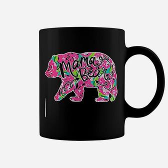 Mama Bear Floral Preppy Coffee Mug | Crazezy AU