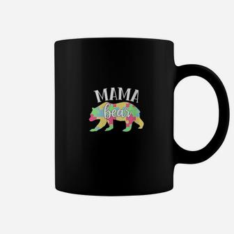 Mama Bear Puzzle Pieces Autism Coffee Mug - Monsterry