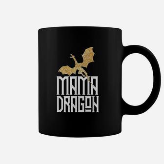 Mama Dragon Gift Matching Family Tribe Mom Mother Coffee Mug | Crazezy AU