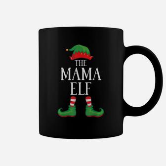 Mama Elf Matching Group Xmas Funny Family Christmas Coffee Mug | Crazezy AU
