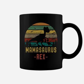 Mamasaurus Rex T Shirt Saurus Mom Mother's Day Gift Tee Coffee Mug | Crazezy