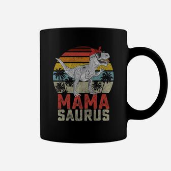 Mamasaurus T Rex Dinosaur Mama Saurus Family Matching Women Coffee Mug | Crazezy