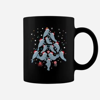 Manatee Christmas Tree Matching Family Funny Xmas Tree Gifts Sweatshirt Coffee Mug | Crazezy DE