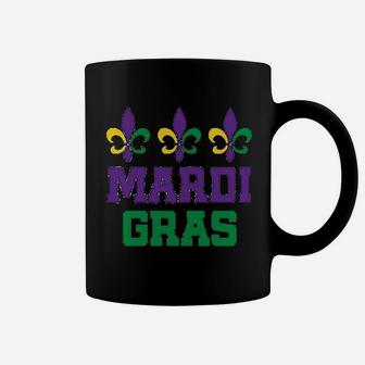 Mardi Gras Fleur De Lis Trio Coffee Mug - Thegiftio UK