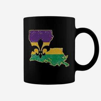 Mardi Gras Louisiana Fleur De Lis Coffee Mug - Thegiftio UK