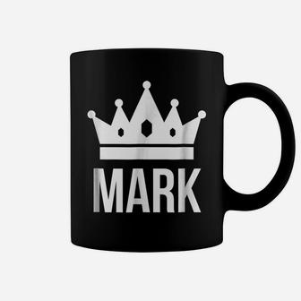 Mark Name Shirt For Men - King Prince Crown Design Coffee Mug | Crazezy DE