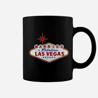 Married In Las Vegas Nevada Classic Sign Coffee Mug - Thegiftio UK