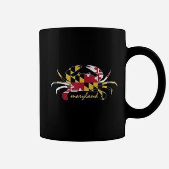 Maryland Crab Cute State Pride Flag Coffee Mug | Crazezy DE