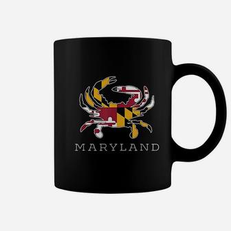 Maryland State Flag Classy Blue Crab Coffee Mug | Crazezy