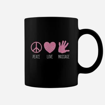Massage Therapy Peace Love Massage Therapist Gifts Men Women Coffee Mug | Crazezy AU