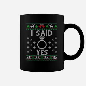 Matching Christmas Wedding Engagement Announcement Wife Sweatshirt Coffee Mug | Crazezy