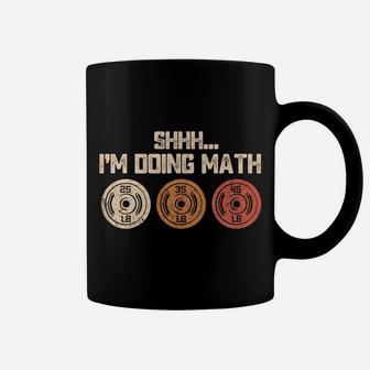 Math Lover Gym Disk Weight Plate Funny Quote Weightlifting Coffee Mug | Crazezy AU