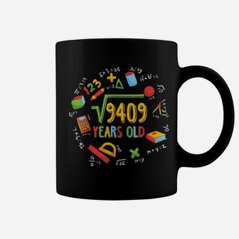 Math Square Root Of 9409 97Th Birthday 97 Years Old Coffee Mug - Monsterry