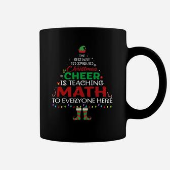 Math Teacher Christmas Funny Xmas Lights Gift Teachers Coffee Mug | Crazezy