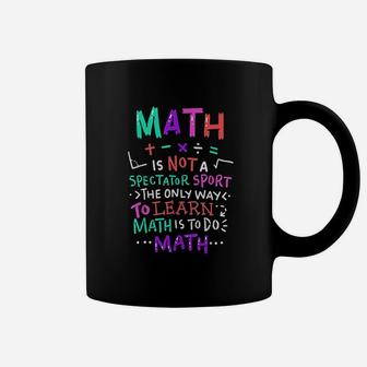 Math Teacher Mathematical Symbol Coffee Mug | Crazezy CA