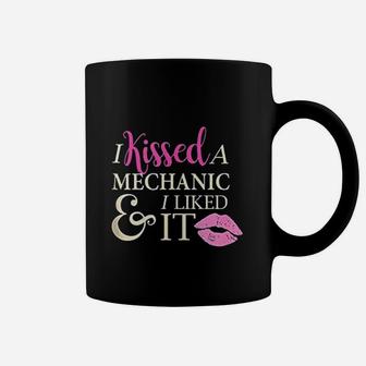 Mechanic Girlfriend Wife I Kissed A Mechanic And I Liked It Coffee Mug | Crazezy CA