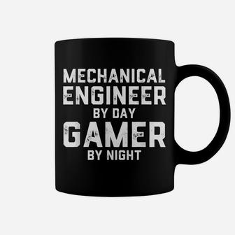 Mechanical Engineer By Day Gamer By Night Gift Shirt Coffee Mug | Crazezy