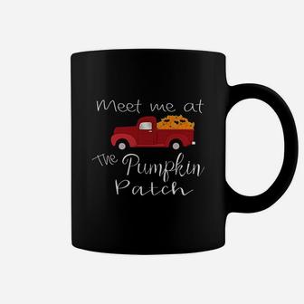Meet Me At The Pumpkin Patch Fall Autumn Coffee Mug | Crazezy DE