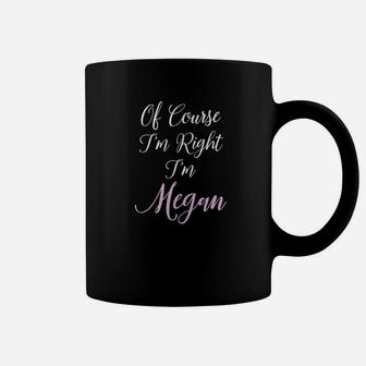 Megan Name Personalized Girls Women Cute Pink Gift Coffee Mug - Thegiftio UK