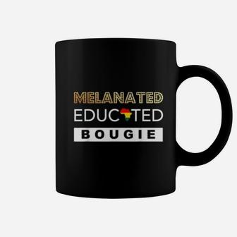 Melanated Educated Bougie Melanin Popping Quote Coffee Mug - Thegiftio UK