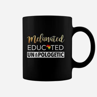 Melanated Educated Unapologetic Melanin Pop Black Girl Magic Coffee Mug - Thegiftio UK