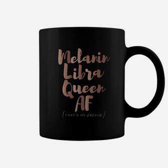 Melanin Libra Queen Af Coffee Mug - Thegiftio UK
