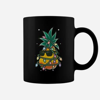 Mele Kalikimaka Pineapple Aloha Hawaii Christmas Surfer Gift Coffee Mug | Crazezy UK