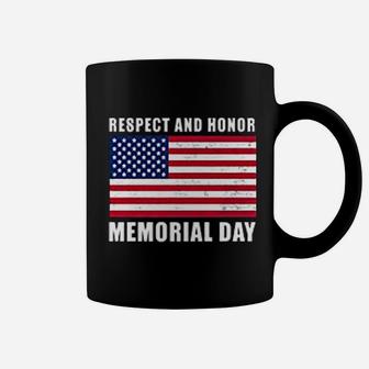Memorial Day Gift Respect And Honor Memorial Day Coffee Mug - Thegiftio UK