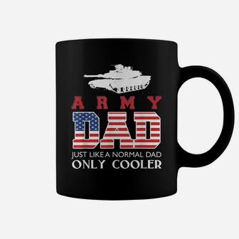 Mens Army Dad T Shirt - Stars And Stripes Veteran Design Coffee Mug | Crazezy