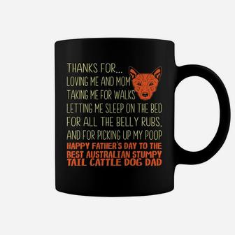 Mens Australian Stumpy Tail Cattle Dog Dad Father's Day Gift Coffee Mug | Crazezy