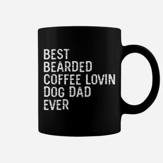 Mens Best Bearded Coffee Lovin Dog Dad Pet Lover Owner Coffee Mug | Crazezy DE