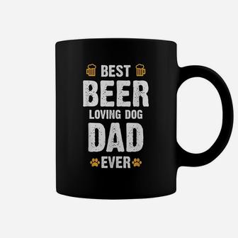 Mens Best Beer Loving Dog Dad Coffee Mug | Crazezy