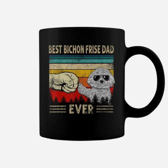 Mens Best Bichon Frise Dad Ever Bump Funny Dog Dad Father's Day Coffee Mug | Crazezy