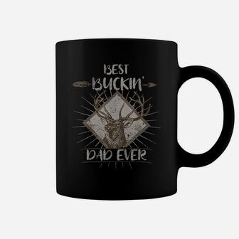 Mens Best Buckin' Dad Ever Tee Father's Day Papa Gift Granddad Coffee Mug | Crazezy CA