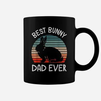 Mens Best Bunny Dad Ever Matching Family Easter Retro Coffee Mug | Crazezy