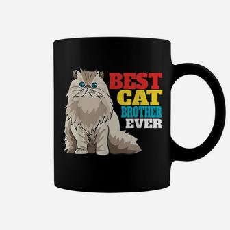 Mens Best Cat Brother Ever Cute Kitty Cat Lovers Best Cat Brother Coffee Mug | Crazezy UK